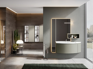 GIU 9087 - Wall-mounted vanity unit with drawers _ Edoné by Agorà